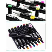 Load image into Gallery viewer, 36 Set Dual Tip Alcohol Marker Highlighter Fineliner Paint Pens Arts Crafts
