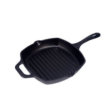 Load image into Gallery viewer, Victoria 26cm Enamelled Cast Iron Square Grill Pan
