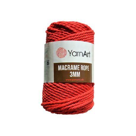 YarnArt Macrame Cord 3MM 250g Pack of 4 - Red - 773 Buy Online in Zimbabwe thedailysale.shop