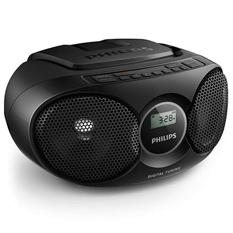 Philips CD Soundmachine With FM Radio (AZ318B/10) - Black Buy Online in Zimbabwe thedailysale.shop