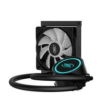 Load image into Gallery viewer, DeepCool Gammaxx L120T Blue LED CPU Liquid Cooler-Black
