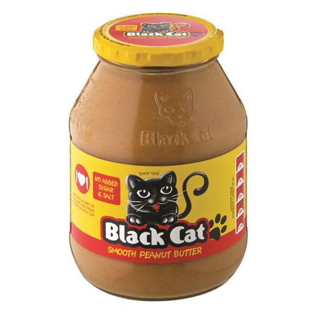 Black Cat - Smooth Peanut Butter (No Sugar No Salt) 800g