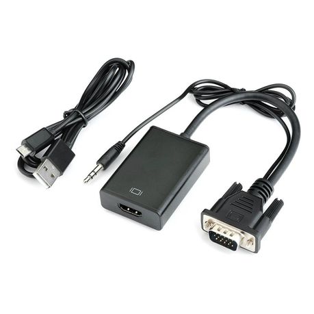 VGA to HDMI with Audio Buy Online in Zimbabwe thedailysale.shop