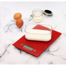 Load image into Gallery viewer, Fine Living Slim Line Food Scale - Red
