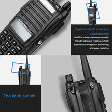 Load image into Gallery viewer, Long Range Vhf Uhf Transceiver Walkie-Talkie 5W PTT Handheld Radio UV-82
