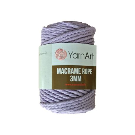 YarnArt Macrame Cord 3MM 250g Pack of 4 - Lilac - 765