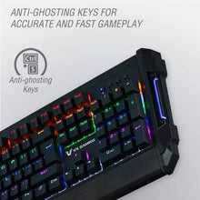 Load image into Gallery viewer, VX Gaming Reinforce Series Mechanical Rainbow Lighting Keyboard
