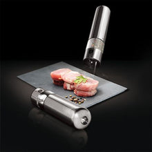 Load image into Gallery viewer, Berlinger Haus 2-Piece Electric Pepper &amp; Salt Mill Set - Carbon Edition
