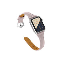 Load image into Gallery viewer, Avatro Apple Slimline Leather watch Strap Pink 42mm/44mm
