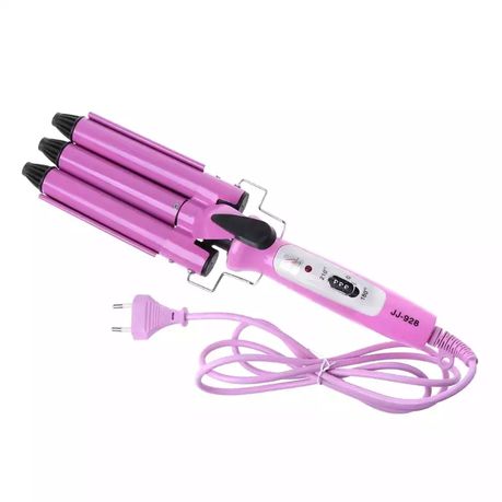 25 mm Pink Junjun 3 Barrel Hair Curler JJ- 928 Buy Online in Zimbabwe thedailysale.shop