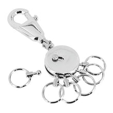 Load image into Gallery viewer, TROIKA Keyring  - Carabiner Hook and 6 Easy Release Rings Around the World
