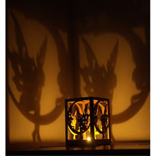 Load image into Gallery viewer, Candle Holder Lantern Fairy On The Moon Magic Shadow Box
