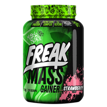 Load image into Gallery viewer, Muscle Junkie Freak Mass All-in-One Strawberry 1Kg Mass Gainer
