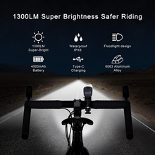 Load image into Gallery viewer, Bicycle Headlight 1300 Lumens
