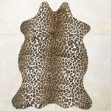 Load image into Gallery viewer, Cp-Leopard,faux Fur Leopard Print Rug
