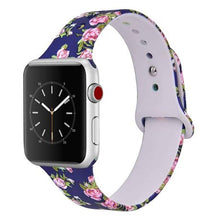 Load image into Gallery viewer, Killerdeals Silicone Strap Apple iWatch 42/44mm M/L - Floral
