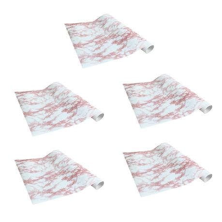 Kitchen Back Splash Self Adhesive Wallpaper 5 Rolls - Pink Marble Buy Online in Zimbabwe thedailysale.shop