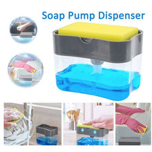 Load image into Gallery viewer, 2 in 1 Soap Pump and Sponge Caddy
