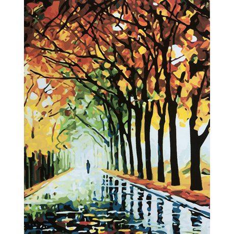 Autumn Gardens Paint By Numbers Home Art Kit with Paint & Brushes Buy Online in Zimbabwe thedailysale.shop