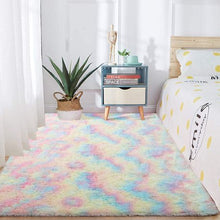 Load image into Gallery viewer, Unicorn Colour Washable Fluffy Rug
