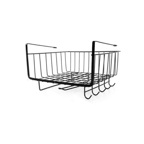 Multi-purpose Under-Shelf Storage Basket - Black Buy Online in Zimbabwe thedailysale.shop