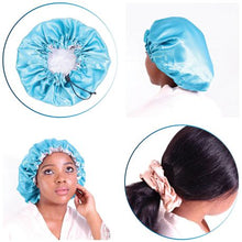 Load image into Gallery viewer, Satin Bonnet Sleeping Cap For Hair
