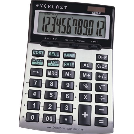 Everlast Desktop Calculator EC830 Buy Online in Zimbabwe thedailysale.shop