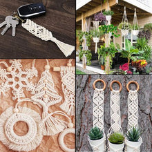 Load image into Gallery viewer, 226 Pcs DIY Premium Macrame Craft Kit With 205m Cord &amp; Basic Instructions
