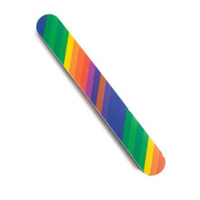 Load image into Gallery viewer, Kellermann 3 Swords Emery Nail File Double-Sided Rainbow Pattern PL 4904
