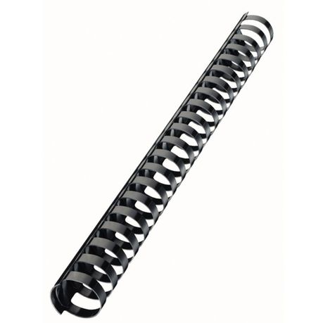 GBC: 14mm 21 Loop PVC Binding Combs - Black (100 Pack)