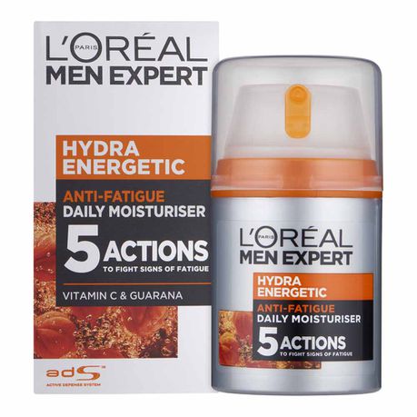 LOreal Men Expert - Hydra Energetic Daily Moisturiser 50ml Buy Online in Zimbabwe thedailysale.shop