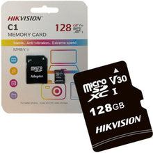 Load image into Gallery viewer, Hikvision 128GB C1 Series MicroSD Memory Card With Adapter
