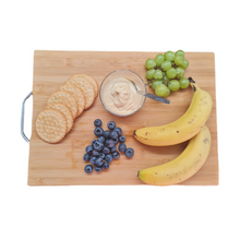 Load image into Gallery viewer, Bamboo Wooden Cutting Board with Metal Handle - Medium
