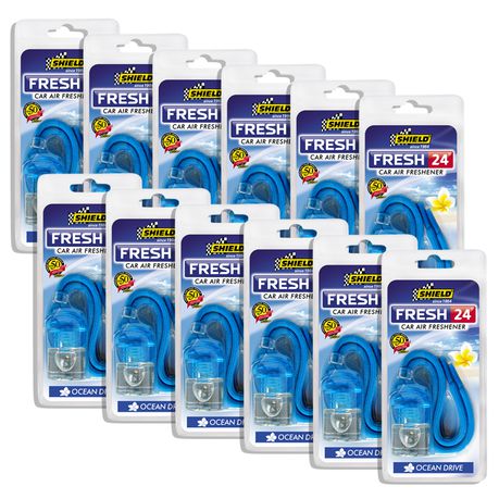 Shield - Fresh 24 Air Freshener - Ocean Drive - 12 Pack Buy Online in Zimbabwe thedailysale.shop