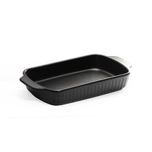 Load image into Gallery viewer, Fine Living Rectangular Ceramic Dish - Black
