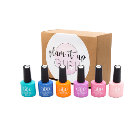 Glam It Up Girl UV Gel Nail Polish - Pastel Shellac Colour Kit Buy Online in Zimbabwe thedailysale.shop