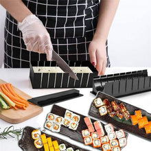 Load image into Gallery viewer, Creative 11 in 1 DIY Sushi Mold and Roll Set with Sushi Knife
