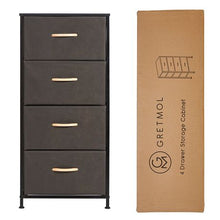 Load image into Gallery viewer, Gretmol Drawer Storage Cabinet - Dark Grey &amp; Black
