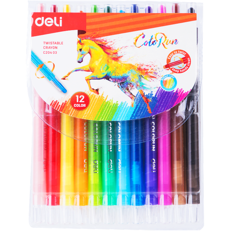 Colorun Twistable Crayon - Set of 12 - C20403 Buy Online in Zimbabwe thedailysale.shop