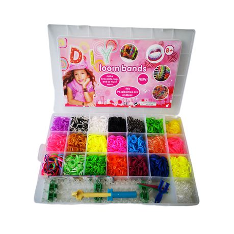 Loom Bands Accessory & Activity 4200 pc Set - Jewelry DIY Activity Set Buy Online in Zimbabwe thedailysale.shop