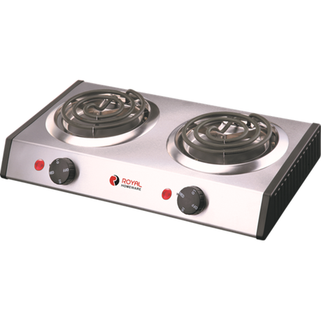 Royal Homeware Stainless Steel Electric Hot Plate Stove (2 plate) Buy Online in Zimbabwe thedailysale.shop