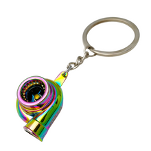 Load image into Gallery viewer, Turbo Keyring - Colourful Rainbow
