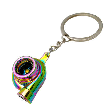 Turbo Keyring - Colourful Rainbow