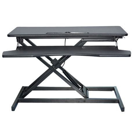 Heartdeco Height Adjustable Standing Desk Coverter Stand Up Desk Riser