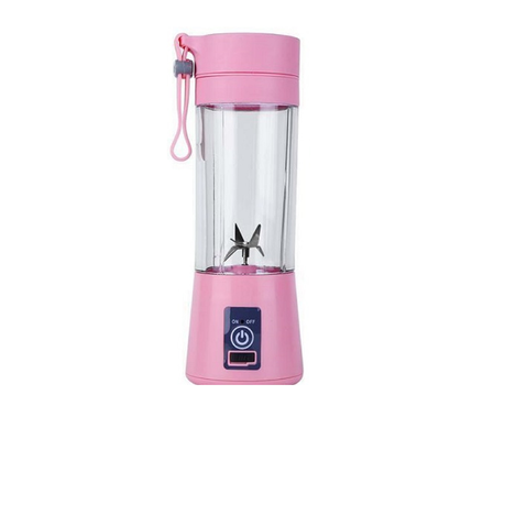 Rechargeable Smoothie & Fruit Blender with USB Port 6 Blades - Pink Buy Online in Zimbabwe thedailysale.shop