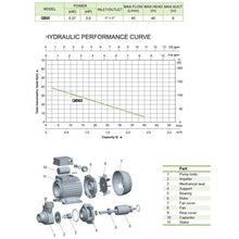 Load image into Gallery viewer, 0.37KW Hurricane Water Pump
