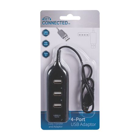 SkyDeals 4-Port USB Hub Type A 45cm