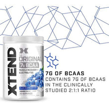 Load image into Gallery viewer, Xtend Original BCAA Powder Blue Raspberry Ice - 420g
