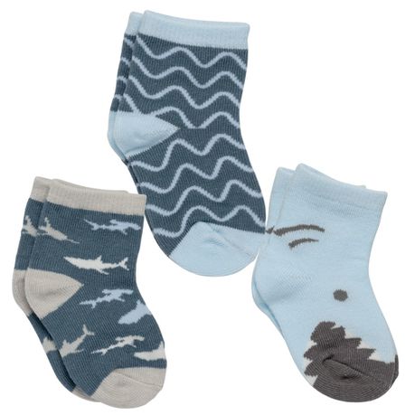 Stephen Joseph Sock Set Shark 3 pack Buy Online in Zimbabwe thedailysale.shop