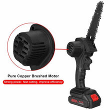 Load image into Gallery viewer, 4 Inch 1200W Wireless Electric Chain Saw
